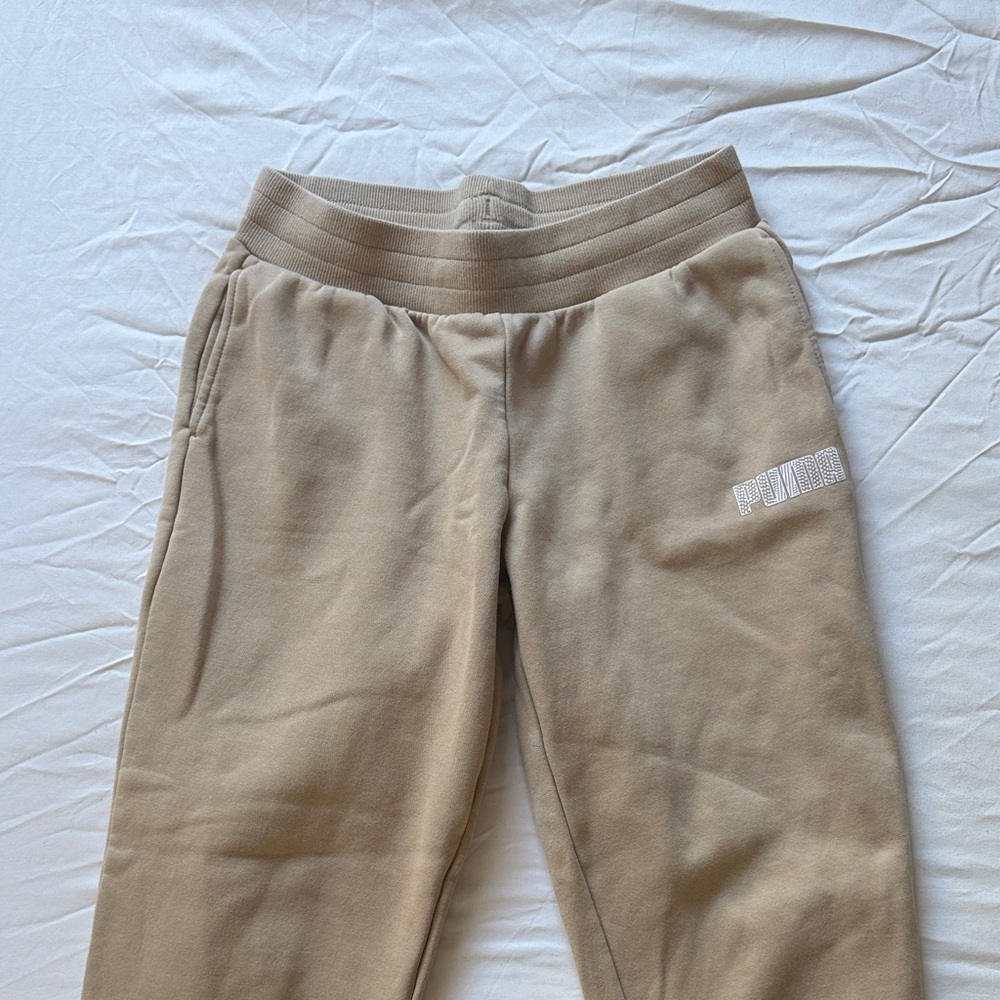 Puma womens Beige Jogger Sweatpants
